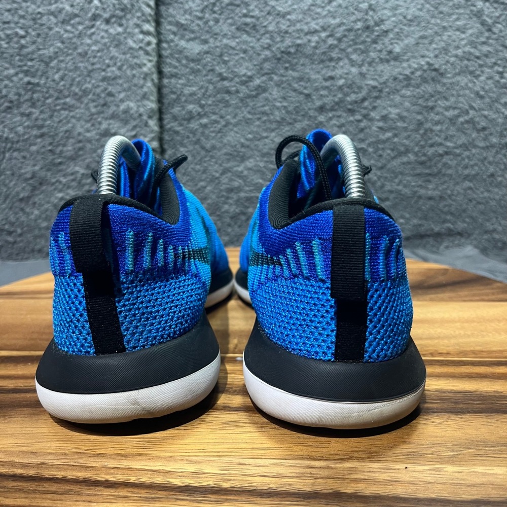 Nike Roshe Run Knit Blue Black Men's Athletic Comfort Sneakers‎ Shoes Size 7 - Picture 7 of 12